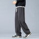 
Foss Phil pants men's spring, autumn and winter style, loose Hong Kong style straight wide-leg pants draped sports wear casual pants straight pants CJ-6625 black 2XL (recommended 145-170Jin [Jin equals 0.5 kg])