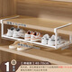 Kunfeng Shoe Rack Retractable Hanger Built-in Layered Partition Shoe Rack Installation-free Storage Artifact Space-Saving Shelf Hanging Bold Retractable Model 40-70 White Single Pack