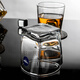 French bow and arrow Lemeiya square wine glass whiskey glass household octagonal glass beer cup drinking cup tea cup single square 200mL