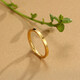 Trendy Acer resurgence solid gold gold ring for women, fashionable commuting ring, birthday gift for girlfriend, priced at 12, about 1.65g