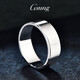 GsunG platinum ring men's PT950 couple's ring simple brushed surface platinum ring men's and women's inner arc ring priced by gram contact before bidding