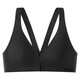 KJ Front Button Beautiful Back Seamless Bra Women's Wireless Push-up Bra Small Breast Showcase Anti-sagging Sports Type Bra Black (Single Bra) M (90-115Jin Jin is equal to 0.5kg)