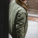 Madden Workwear American Retro B15 Pilot Cotton Jacket Men's Warm Fur Collar Thickened Cotton Jacket Spring and Winter Men's Jacket Green Clothes Men's Winter Jacket/Coat Men/Men's Cotton Coat/Cotton Men's Jacket 2XL