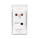 Socket de commutateur Delixi 118 Type d'assemblage dissimulé Grande plaque 691 Champagne Gold Mur Alimentation Fonction de la clé Le panneau de clé doit être rempli de pièces vierges