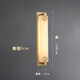 Tong Denghui new Chinese style all-copper outdoor waterproof wall lamp natural marble door on both sides of the courtyard villa garden lamp long wall lamp outdoor wall lamp copper color-Fu 100cm