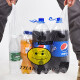 Smiley face thickened transparent plastic bag take-out food bag commercial packing vest shopping convenient hand bag wholesale 21*3550 pieces