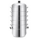 Chenni non-porous steamer, multi-layer steamer, thickened stainless steel, household original rice steamer without odor, energy-saving three-layer steamer (one pot, one lid, three steamers), thickened version 30cm (suitable for 3~5 people)