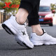 XTEP Men's Shoes Spring New Sports Shoes Men's Breathable Mesh Sports Casual Shoes Men's Travel Trendy Shoes Student Jogging Shoes White Black/Mesh 42