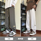 
Yuyong Fatty Large Size Casual Pants Men's Summer and Autumn Loose Large Size Drooping Heavy Body Sport Pants Casual Pants K1049 Gray 5XL 205-240Jin[Jin equals 0.5 kg]