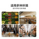Hikvision surveillance camera 2K high-definition infrared night vision indoor and outdoor household POE network camera half-sphere home outdoor probe mobile phone remote monitor security equipment 2 million infrared POE version IPC-T12HV3-IA 2.8MM focal length