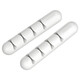 Greenland Desktop Cable Organizer Fixed Power Data Cable Clip Winder Cable Storage and Organizing Cable Clip Binding Cable Tie 2 Pack White 20629