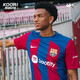 Nike (Nike) cooler Fußball Nike 23-24 Neue Saison Barcelona Home Fan Edition Kurzarm Jersey T-Shirt Herren DX2687-456 Jersey + Pedri S
