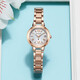 
CITIZEN watch photodynamic xC series multi-entry electric signal perpetual calendar cherry blossom powder date steel belt business fashion women's watch ES9435-51A