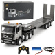 Tolex remote control flatbed car car trailer simulation truck semi-trailer boy transport engineering vehicle model children's toy car remote control flatbed truck