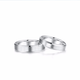 Kaibaolou Pt950 platinum ring couple platinum ring women's wedding glossy closed ring New Year's Day gift No. 10-4.2g