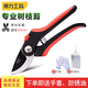 得力（deli）省力果树剪刀修枝剪枝剪园艺剪刀粗枝花卉园林工具修剪树枝剪刀 8英寸修枝剪 DL580221