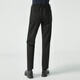 Jinba pantalones informales versátiles para viajes de negocios de otoño para hombre pantalones rectos con cordón elástico para correr de negocios para hombre | BCKG3527 Negro 34 34
