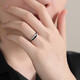 Banidier Knight Ring Men's Trendy Opening Adjustable Men's Single Ring Simple Fashionable Domineering Fashion Korean Men's Index Ring Personalized Internet Celebrity Tail Ring One Knight Ring (Opening Adjustable Size)