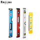Baolian spirit level high-precision flat water ruler thickened cast aluminum strong magnetic mini spirit level small home decoration balance ruler relying on ruler economical strong magnetic 500mm