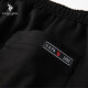 U.S.POLOASSN. Casual pants men's spring sweatpants sweatpants trendy Korean version 2021 straight loose knitted men's stretch cuff long pants men JC6102142309 black XL