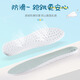 3AnGnI children's insoles, sports shock-absorbing and cuttable, deodorant and sweat-absorbent for boys and girls, mixed size 33-34