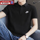 耐克（NIKE）POLO衫男 夏季新款官方舰店高尔夫运动休闲服透气半袖翻领短袖T恤 FN3895-010/黑色新款/正常尺码 L 175/92A