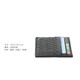 kt card bag men's ultra-thin sheepskin woven mini card bags for juvenile leather leather wallet soft leather men's portable card case black