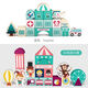 Bloques de construcción infantiles Juguetes intelectuales de desarrollo de madera de rompecabezas para niños 2-4 niñas y niños 1-3-6 años Educación temprana 100 bloques + 60 piezas de escena de tráfico Placa inferior Barrel
