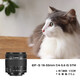 Canon EFS half-frame standard zoom lens 70D 80D 90D 77D 7D2 800D 850D 700D EF-S 18-200 IS official standard configuration for traveling the world with one lens (international version)