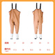 Baijie children's waders, children's play wear, waders, outdoor catching fish and sea, half-length suspender one-piece shoes, waterproof beach, size 27, shoe inner length 17.5cm