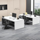 Oupinrui boss desk simple modern desk computer table and chair combination financial manager desk executive desk executive desk 1.6 meters boss desk