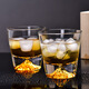 Japan's Mount Fuji heat-resistant crystal glass handmade whiskey cup couple cup gift box set Mount Fuji cup two gift box