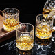 SURANER European style whiskey cup home crystal glass creative wine cup spirit cup water cup internet celebrity orchid style six pack
