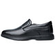 Portures leather shoes men's fashion slip-on business casual shoes lightweight slip-on formal shoes for men 8901 black 42