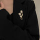 Youguang Lexia simple tulip French ladies brooch tulip brooch