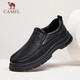 Camel (CAMEL) cowhide comfortable work casual dad classic business leather shoes for men G14A211653 black 42