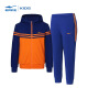 Hongxing Erke (ERKE) children's clothing men's suits boys sports suits children's suits children's casual suits JDTZ1801001 ice orange/pure blue 140