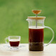 HARIO French press heat-resistant glass olive wood coffee pot teapot imported from Japan THW