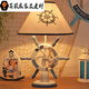 Mediterranean style personalized cartoon creative children's room bedroom bedside study room remote control dimming table lamp red car button switch