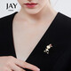 Jay Rabbit Brooch Women's High-end Corsage Suit Accessories Birthday Gift for Elder Mothers and Mother-in-law