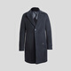 VICUTU men's coat business casual mid-length autumn coat dark blue 180/100B