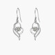 EothPT950 Platinum I Have You in My Heart Moissanite Diamond Earrings Women's Chinese Valentine's Day Gift for Girlfriend and Wife's Birthday PT950 Platinum I Have You Earrings + Certificate