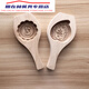Household steamed steamed buns wooden mold handmade mold flat bottom Fu all wooden molds