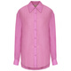 
Pink Blue Wardrobe 2024 Spring and Summer i New Tiansi Corrugated Cloud Smoke Gauze Loose Long Sleeve Shirt for Women 5A2C983 Morning Pink L