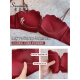 Suomeiti Hong Kong trendy brand underwear set for wedding bride in the year of birth, strapless anti-slip bra for women with small breasts, main picture vermilion [set] 75/34B