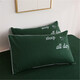 Pillowcases, solid color, double single student dormitory pillowcases, 48x74cm pair, bean paste, pillowcases, pair