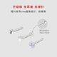 Dijing S999 silver earrings for women, simple double-headed ear sticks, no need to pick birthday gifts for sleeping, ear piercing invisible