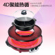 Yinfan electric hot pot household mandarin duck hot pot pot roasting and shabu all-in-one dual-purpose pot large-capacity electric barbecue stove electric wok split barbecue electric grill pan with handle 59cm black complete set [including double pot + fully separated body] for 15 people