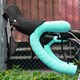 LeBycle road handlebars with silicone non-slip and dirt-resistant bicycle universal handles rubber bent handlebars with riding accessories and equipment