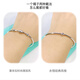 Heye Jewelry Pt950 platinum, very shiny, small waist, perfect round solid closed mouth, positioning beads platinum bracelet for women, gold weight 8.48 grams, size 55, perfect round solid closed mouth.